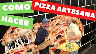 DIY APRENDE comó hacer PIZZA ARTESANA con un experto! No te pierdas decoramos con PALETS RECICLADOS