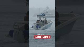 Partying in the rain at Haulover Inlet #salsa #music #dance  #shortsvideo #hauloverinlet #trend #fun