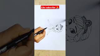 How to Draw Elsa Anna frozen drawing tutorial#shorts #youtubeshorts#youtubepartner #viralvideo#art