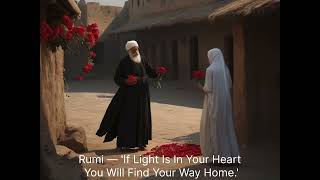 If the light of your heart.Rumi