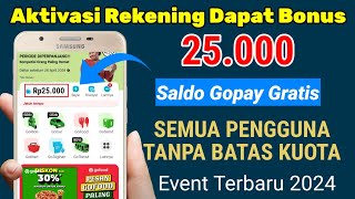 BARU! BONUS 25.000 SEMUA PENGGUNA | aplikasi penghasil saldo dana tercepat 2024, event bank digital