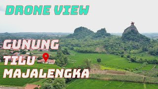 Drone view gunung tilu majalengka backsound lagu sunda lawas