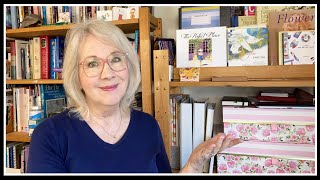 CRAFT ROOM TOUR and ORGANIZING - How I Create GLUE BOOKS in a Small Space - Requested Video