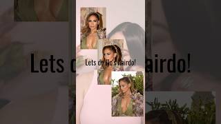 Let’s try Jennifer Lopez hairdo for short hair 🌈 #shorthairstyles #jenniferlopez #easyhairstyle