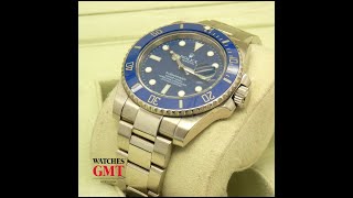 ROLEX SUBMARINER WHITE GOLD - WATCHESGMT