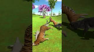 Jungle Battle Purussaurus Takes on Tiger