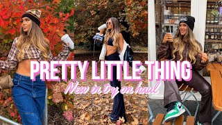 HUGE *NEW IN* PRETTY LITTLE THING HAUL & TRY ON! AUTUMM / WINTER 2021 SIZE 10