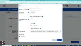 Crear categorías de calificaciones en Moodle 4.0