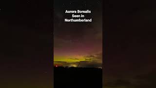 Northern Lights in Northumberland