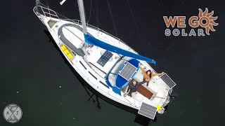 Off-Grid Solar Install on 30ft Sailboat for Full-Time Living Cruising to Alaska! Lithium Powered⚡️