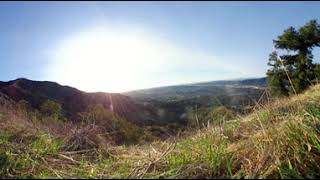 360 Degree Video from a beautiful Sunrise over Los Angeles (Time Lapse)