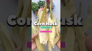 Corn Husk Craft Idea 🌽  Episode 4 #diy #crafts #craftermadhu