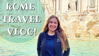 TREVI FOUNTAIN + PANTHEON | Rome Travel Vlog