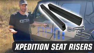 Polaris XPEDITION Game Changer! Seat Risers From RPM!