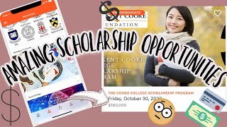 Scholarships and Internships you can apply as a high school senior and a  college student