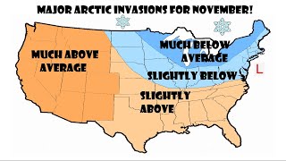 Major Arctic Invasions throughout November!