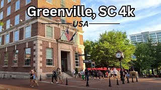 Relaxing Drive in a Charming Southern Town - Greenville, SC USA