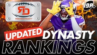 HOT NFL Dynasty Advice: NEW Wide Receiver Fantasy Football Rankings!