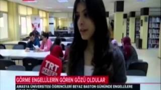 AMASYA ÜNİVERSİTESİ ÖĞRENCİLERİ ENGELLİLERİ UNUTMADI