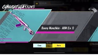 BUNNY MUNCHKIN AKM UPGRADABLE SKIN | 120 PREMIUM CRATE COUPON OPENING 🐇🐰