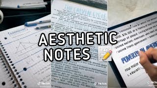 Aesthetic notes 📝 |Note taking tips &ideas✨