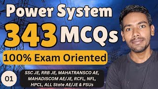 🎯PS_ Selection Series_Part 01 | हिंदी में | Kunal Wadhonkar | power system MCQs | #sscje #rrbje2024