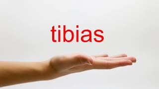 How to Pronounce tibias - American English