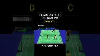 😱 BIKIN PENONTON SENANG! Apriani Rahayu-Siti Fadia vs Treesa-Gayatri Badminton Bulutangkis Yy3cc