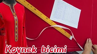 Koynek tikmek owrenmek | Talyp koynek bicimi | koynek tikilisi