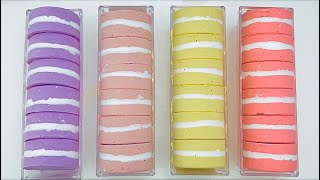 ASMR Baking Soda | 2 Dozen Macarons & 3 Pebbly Sifter Molds | Relaxing Video