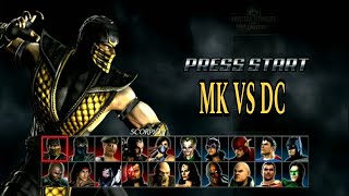 MINHA PRIMEIRA VEZ JOGANDO MORTAL KOMBAT VS DC UNIVERSE /GAMEPLAY XBOX 360.