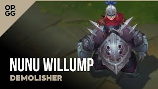 Demolisher Nunu Willump - OP.GG Skin Review - League of Legends