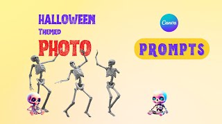 Halloween photos , which generated by Canva AI - Magic Media 🎃  Halloween PROMPTS