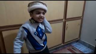 Allama iqbal ki nazam | looking so cute | Fatima's cooking vlogs...