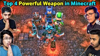 Top 4 Powerful Weapon in Minecraft || Powerful Weapon