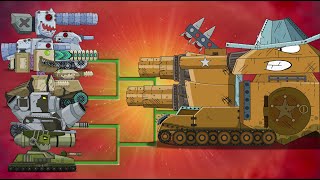 Мега танки Vs Ковбой Ратте - Мультики про танки