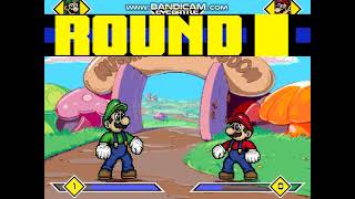 Mugen #1000 Super Luigi vs Super Mario