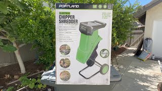 Harbor Freight Chipper Shredder Unbox