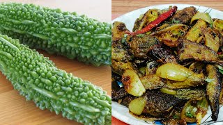 बिना कड़वाहट चटपटा करेला प्याज की सब्जी l Karela Pyaj Ki Sabji करेले की सब्जी l Bittergourd Recipe