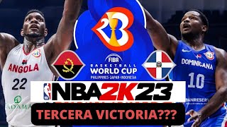 REPÚBLICA DOMINICANA VS ANGOLA FIBA 2023 EN NBA 2K23!!