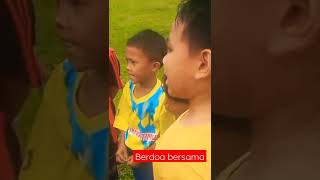 🇮🇩BERDOA BERSAMA SETELAH LATIHAN SEPAK BOLA ANAK