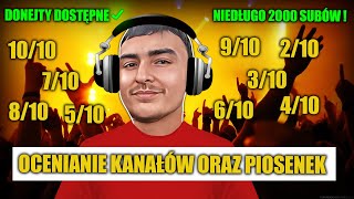 🔴OCENIANIE KANAŁÓW | 💲DONEJTY DOSTĘPNE | ZAPRASZAM