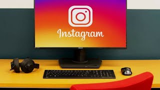 How to upload on instagram using pc