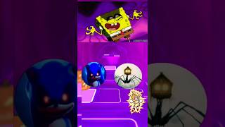 Spongebob VS Sonic Exe VS House Head X Coffin Dance - Tiles Hop EDM Rush |🔥| #shorts #tileshop