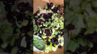 DELICIOUS CRANBERRY PECAN CHICKEN SALAD #shortsvideo #shorts #food