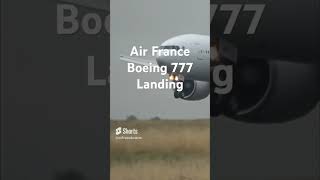 Air France B777 butter landing