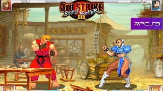 Street Fighter III: 3rd Strike HD RPCS3 PS3 Emulator Ken Best Gameplay 60 FPS 2020 ARAF XPLAY