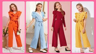 25+ Latest Stylish And Cute Summer Jumpsuit Dresses Designs For Kids Girls 2022