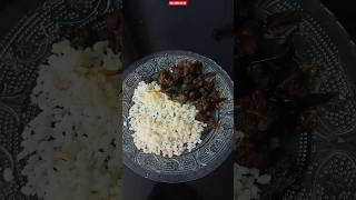 #shorts #asmr Rice with pork dry fry eating asmr | spicy pork and boiled rice