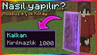 Kırılmazlık 1000 KALKAN nasıl yapılır? - Minecraft (çok kolay)